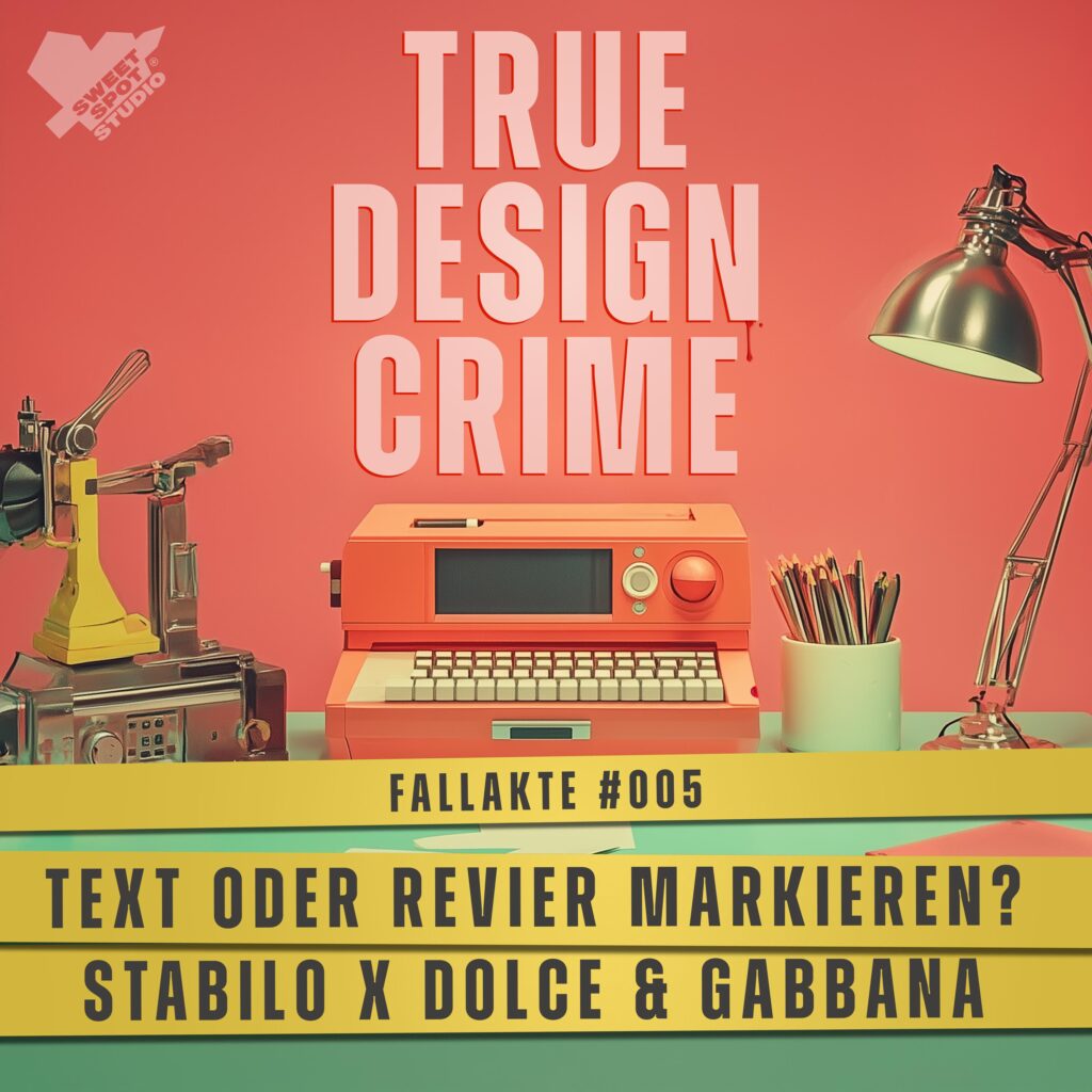 Fallakte #005 – Text oder Revier markieren? Stabilo x Dolce & Gabbana (True Design Crime)