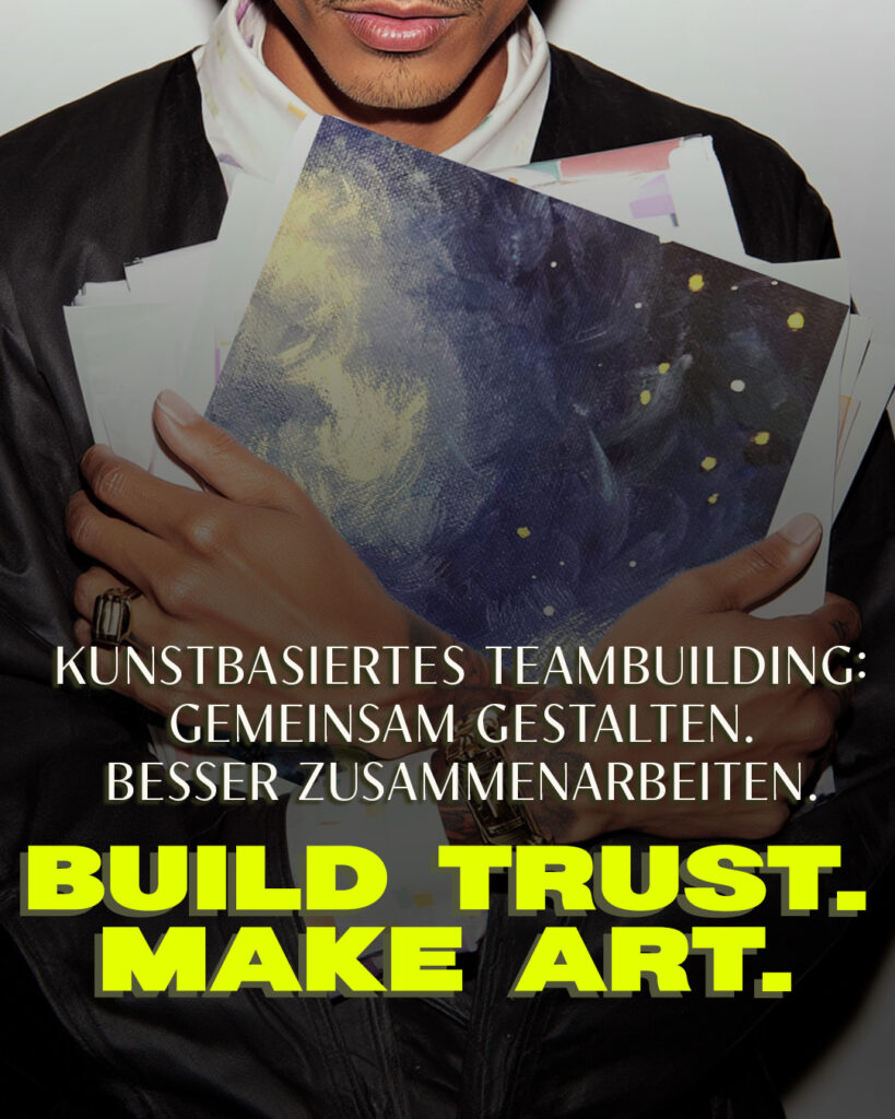 Kunstbasiertes Teambuilding: Gemeinsam gestalten. Besser zusammenarbeiten.